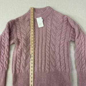 A New Day pink cable knit sweater 💗